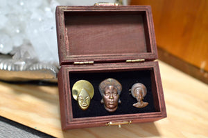 Past, Present, and Future Cameo Jewelry Box - We Love Brass