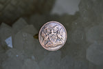 Load image into Gallery viewer, 1966 TnT Copper and Brass Coin Ring - We Love Brass
