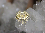 Load image into Gallery viewer, 3rd Eye Ring - Golden Treasure Box
