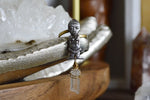 Load image into Gallery viewer, Dinka - Brass and Quartz Hand Made Ring - We Love Brass
