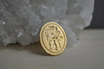 Load image into Gallery viewer, Egyptian Brass Signet Ring - We Love Brass
