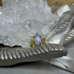 Cargar imagen en el visor de la galería, Labradorite Evil Eye Brass Ring
