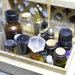 Load image into Gallery viewer, Geo - Rose Quartz Crystal Perfume Bottle - We Love Brass
