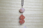 Load image into Gallery viewer, Hematoid and Cherry Quartz Goddess - We Love Brass
