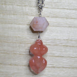 Load image into Gallery viewer, Hematoid and Cherry Quartz Goddess - We Love Brass
