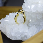 Load image into Gallery viewer, Lovers - Gold Plated Brass Ring - We Love Brass
