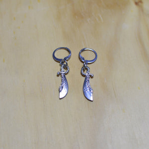 Mini Sword Earrings - We Love Brass