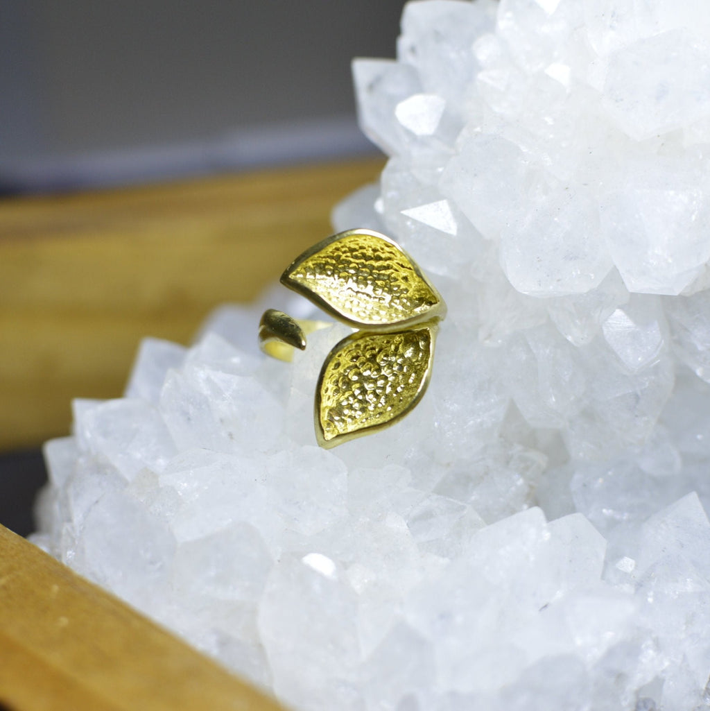 Peace Lily Ring - We Love Brass
