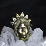 Cargar imagen en el visor de la galería, Queen of the Summer Isles - Handmade Cameo Ring - We Love Brass
