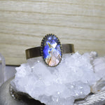 Load image into Gallery viewer, [RARE] Labradorite Bangle - We Love Brass
