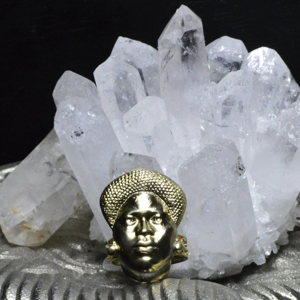 Serenity - Handmade Cameo Ring - We Love Brass