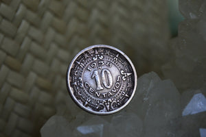 1938 Mexican Coin Ring - We Love Brass