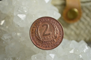 1965 Carribean Copper Coin Ring - We Love Brass