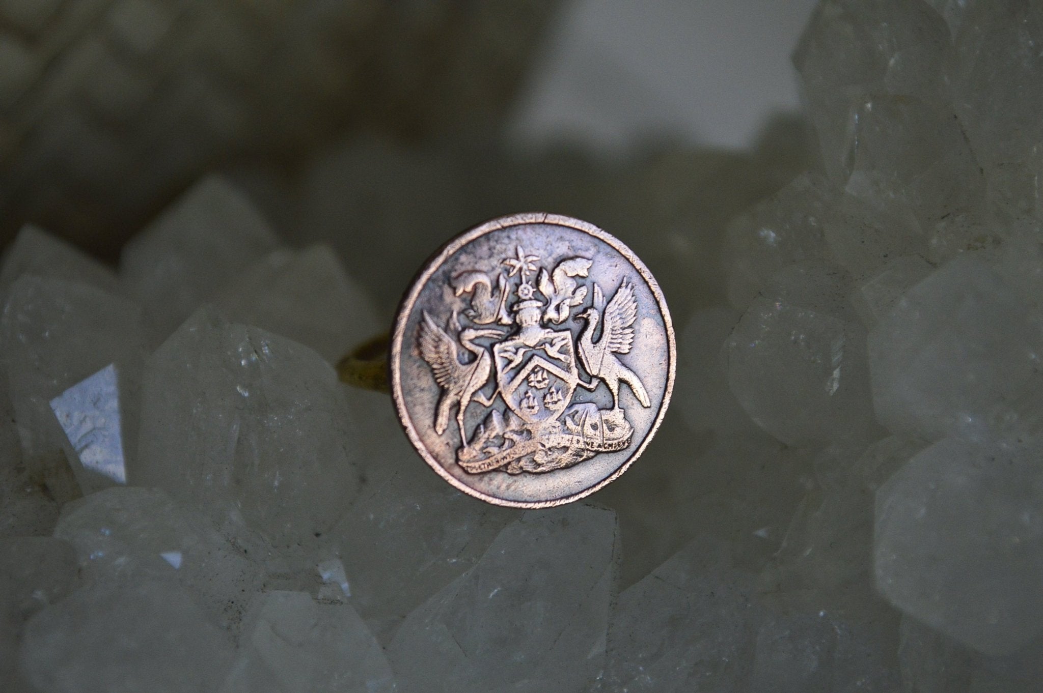 1966 TnT Copper and Brass Coin Ring - We Love Brass