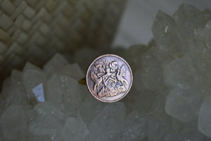1966 TnT Copper and Brass Coin Ring - We Love Brass