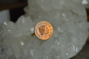 1976 Queen Victoria Coin Ring - We Love Brass