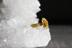 Cargar imagen en el visor de la galería, 3D Rose Flower Brass Ring - We Love Brass
