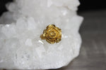 Cargar imagen en el visor de la galería, 3D Rose Flower Brass Ring - We Love Brass
