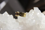 Load image into Gallery viewer, 3rd Eye Vintage Glass Brass Ring - We Love Brass
