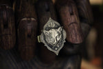 Cargar imagen en el visor de la galería, 9 Lives Brass Cat Ring - Golden Treasure Box
