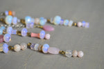 Load image into Gallery viewer, Stainless Steel Crystal and Opalite Ear Cuff
