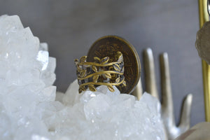 A Francesa - French Brass Coin Ring - We Love Brass