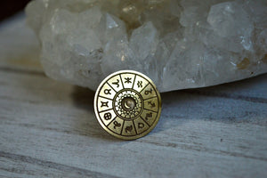 A Sign of the Times - Brass Zodiac Symbol Ring - We Love Brass