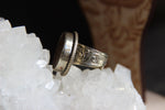 Cargar imagen en el visor de la galería, Abhaya Mudra Vintage Coin Ring - We Love Brass
