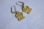 Load image into Gallery viewer, Adinkra Earrings - CLEARANCE - We Love Brass
