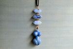 Cargar imagen en el visor de la galería, Agua Doce - Blue Aventurine Goddess Necklace - We Love Brass
