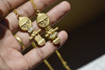 Load image into Gallery viewer, Akua’ba Fertility Brass Amulet - We Love Brass

