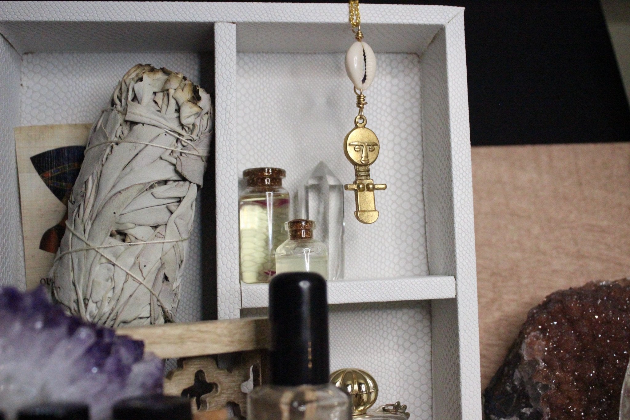 Akua'ba Necklace - We Love Brass