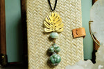 Load image into Gallery viewer, Amazona - Ocean Jasper Divine Feminine Necklace - We Love Brass
