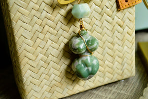 Amazona - Ocean Jasper Divine Feminine Necklace - We Love Brass