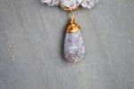 Load image into Gallery viewer, Amethyst Stalactite Brass Wire Wrapped Necklace - We Love Brass
