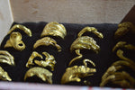 Load image into Gallery viewer, Animalia - Reptile Ring Handmade Jewelry Box - We Love Brass

