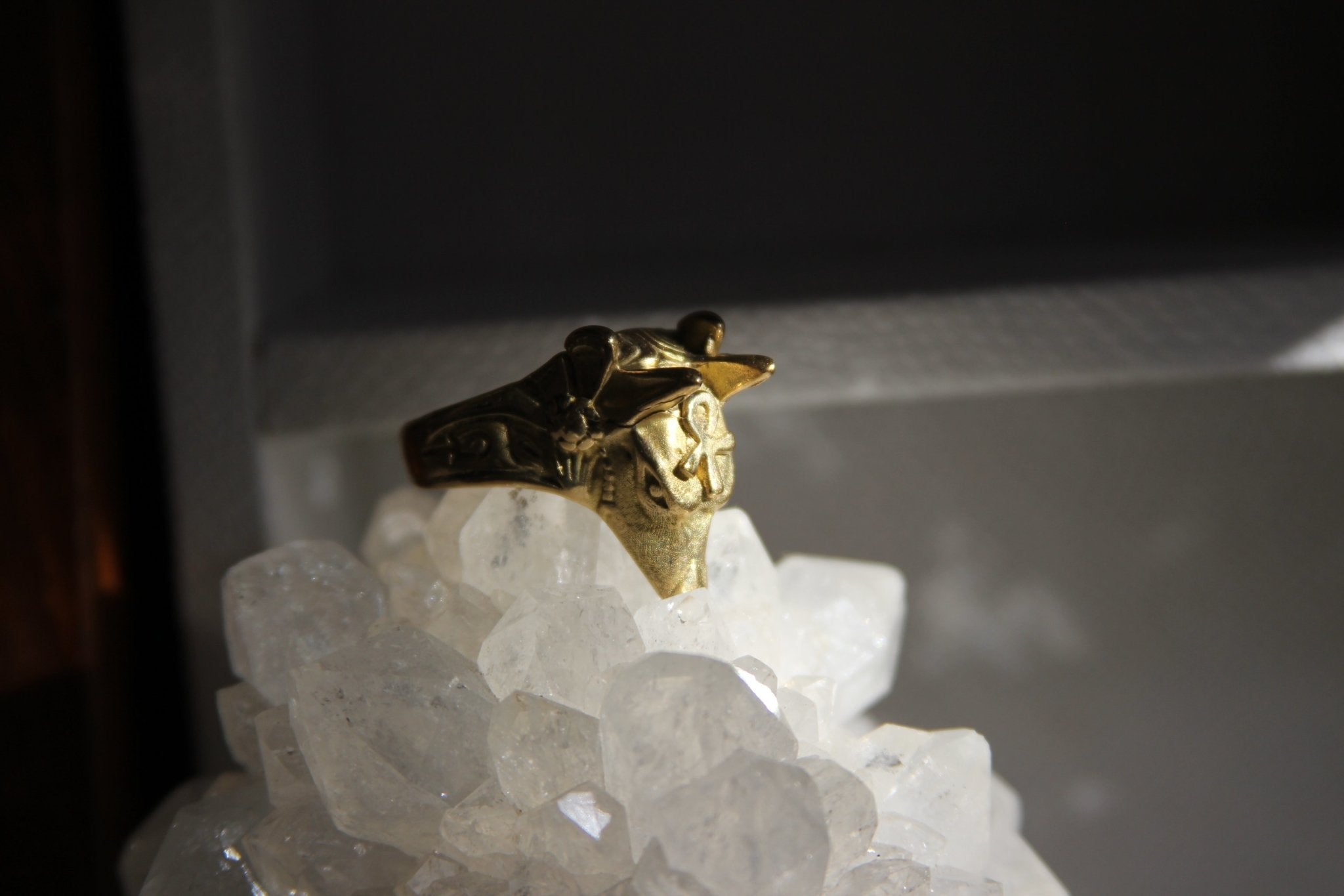 Anubis Brass Ring Jewelry Set - We Love Brass