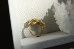 Cargar imagen en el visor de la galería, Anubis Hieroglyph Brass Ring Jewelry Set - We Love Brass
