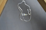 Cargar imagen en el visor de la galería, Aphrodite Silver Waist Beads Necklace - We Love Brass
