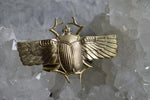 Cargar imagen en el visor de la galería, Ascend - Brass Scarab Ring - We Love Brass

