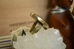Load image into Gallery viewer, Aureyal - Blue Labradorite Brass Ring - We Love Brass
