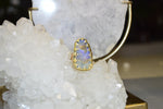 Load image into Gallery viewer, Australian Boulder Opal Brass Ring - We Love Brass
