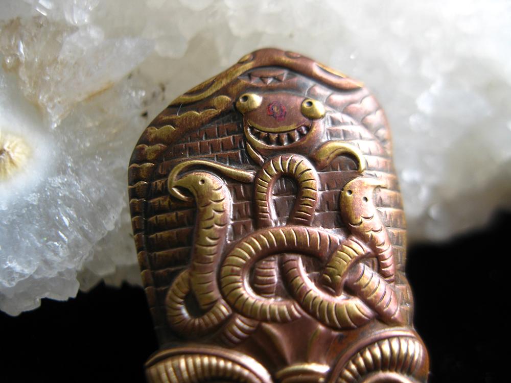 Barong Mask Ring - Golden Treasure Box