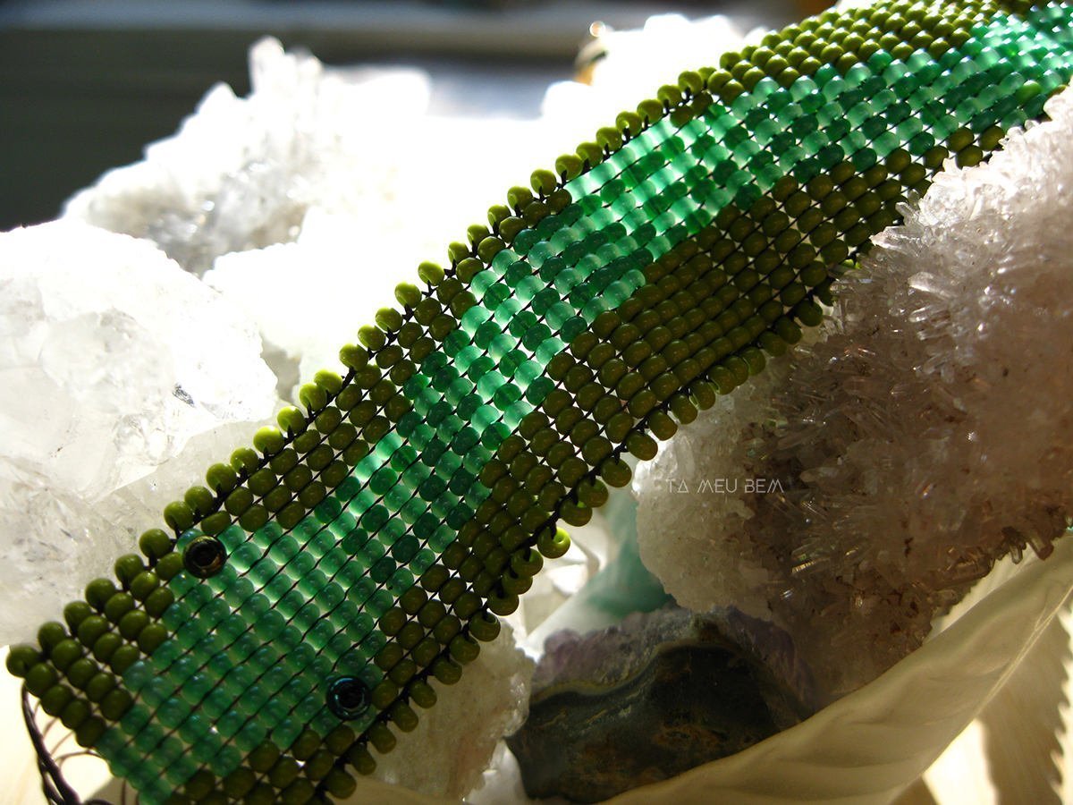 Beaded 3D Snake Choker - We Love Brass