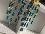 Load image into Gallery viewer, Beaded Evil Eye Earrings - We Love Brass
