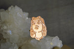 Cargar imagen en el visor de la galería, Bella Vintage Copper Cameo Ring - We Love Brass
