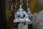 Cargar imagen en el visor de la galería, Bloom - Stainless Evil Eye Earrings - We Love Brass
