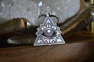 Bloom - Stainless Evil Eye Earrings - We Love Brass