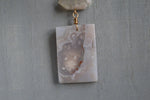Load image into Gallery viewer, Cherry Blossom Agate Brass Necklace - We Love Brass

