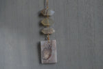 Load image into Gallery viewer, Cherry Blossom Agate Brass Necklace - We Love Brass
